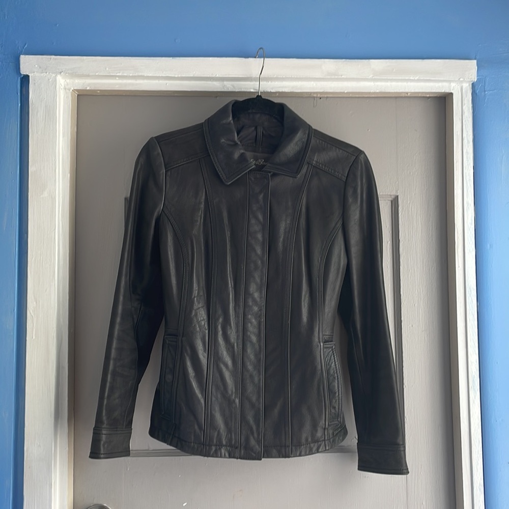 Womens Black Leather Jacket